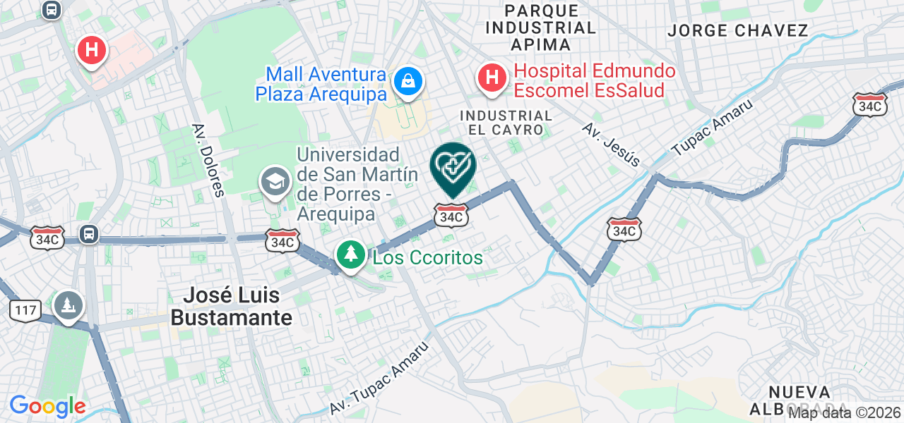 Mapa de Dental Paucarpata