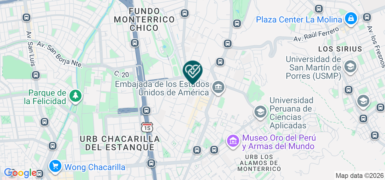 Mapa de Centro Odontológico San Pablo