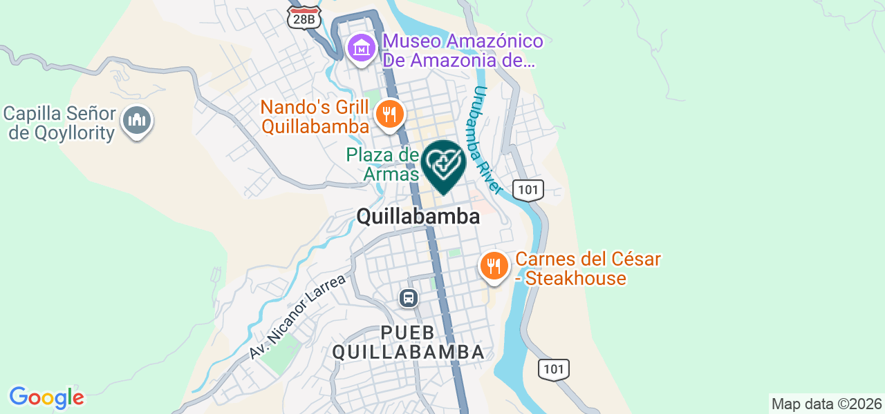 Mapa de Virgen Inmaculada
