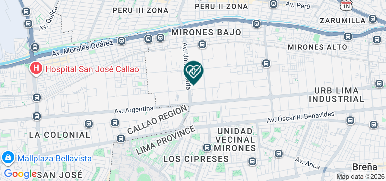 Mapa de Rentaequipos Leasing Peru S.A