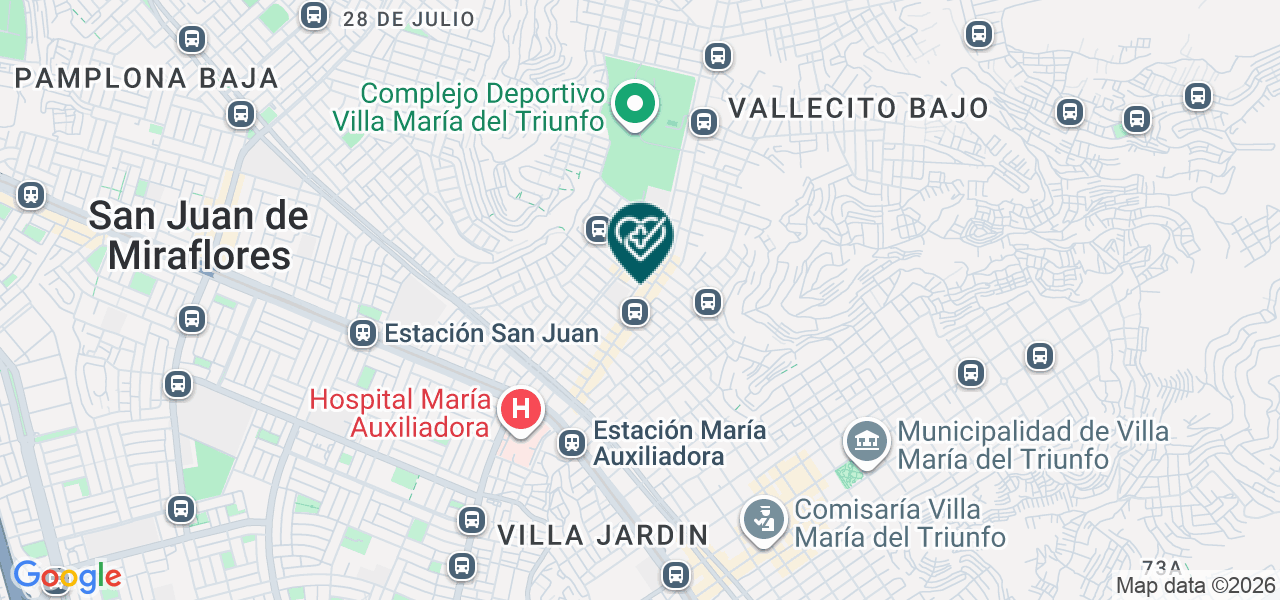 Mapa de Consultorio Obstétrico Pilar Isuiza N.