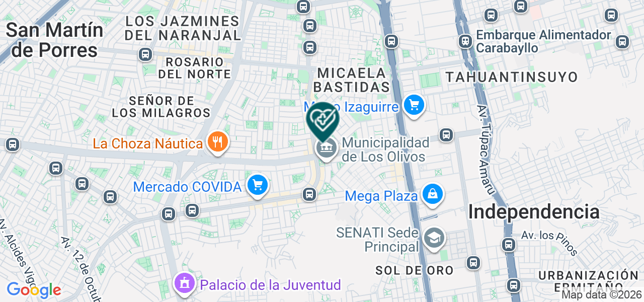 Mapa de Peruvian Plastic Surgery S.A.C. - Plastic Surgery S.A.C.