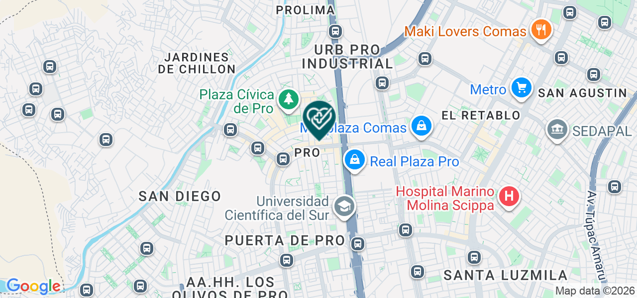 Mapa de Dental Teves