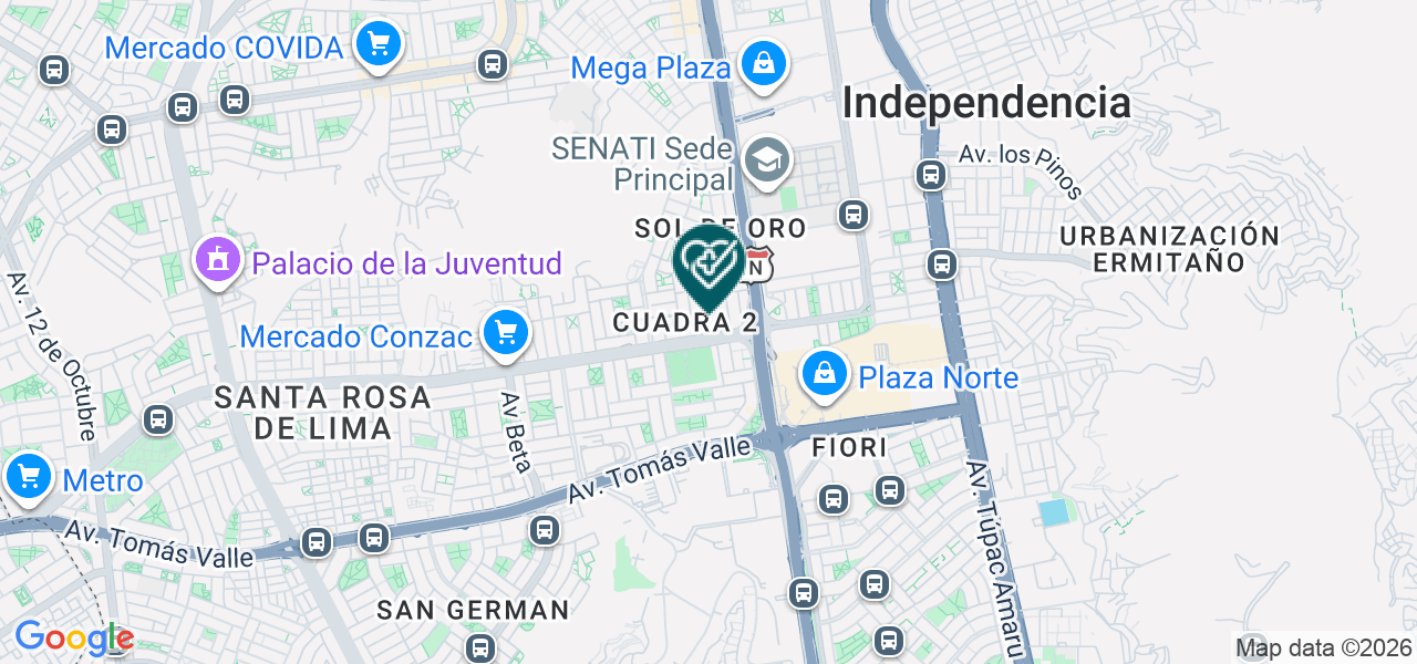 Mapa de Astrodent