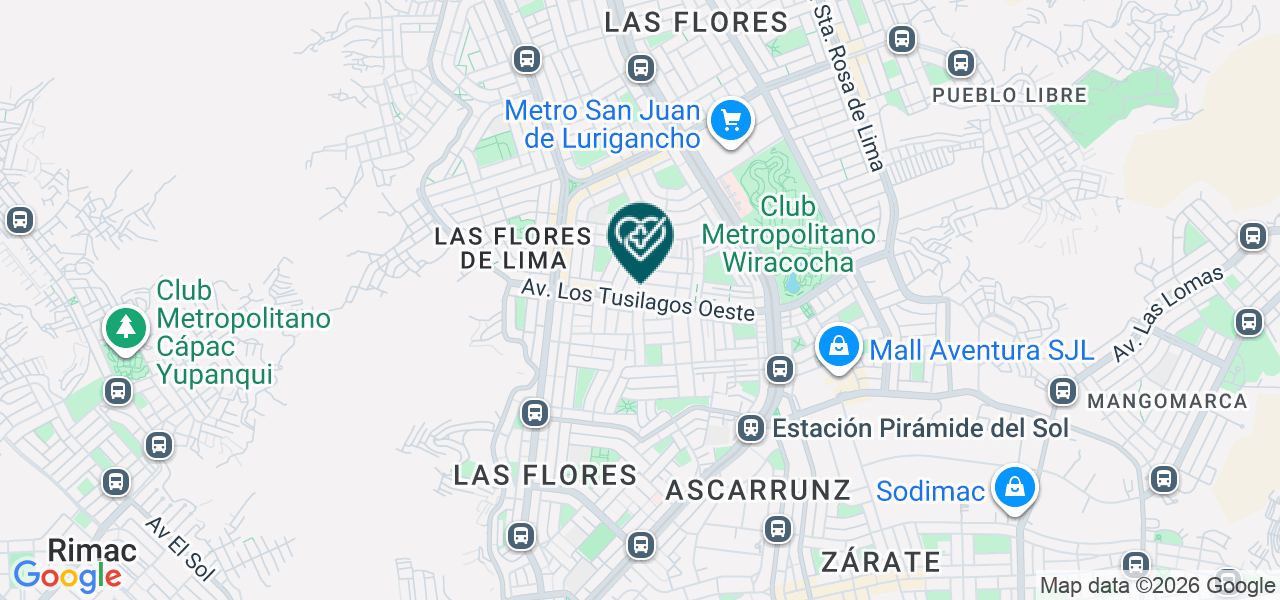 Mapa de Consultorio Odontologico Bustinza