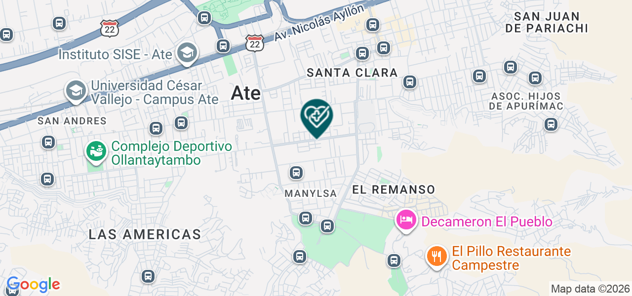 Mapa de Cedident