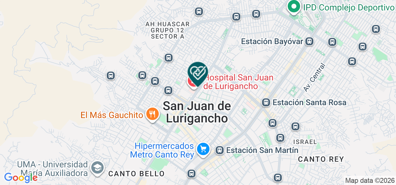 Mapa de San Carlos