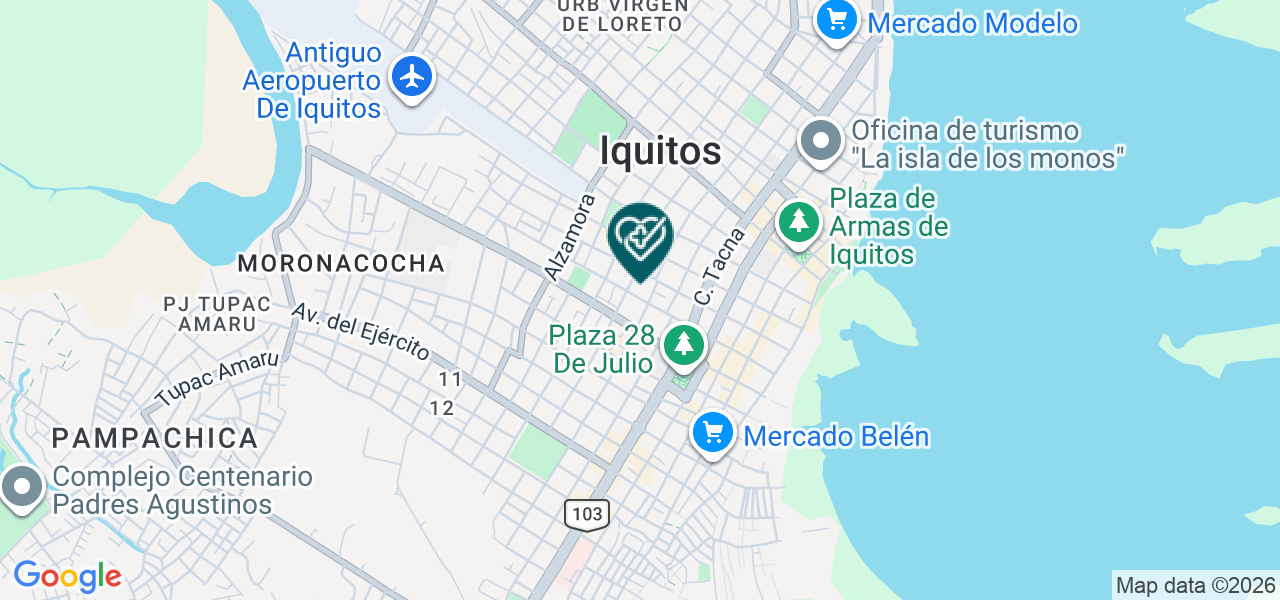 Mapa de Policlinico Ricardo Palma