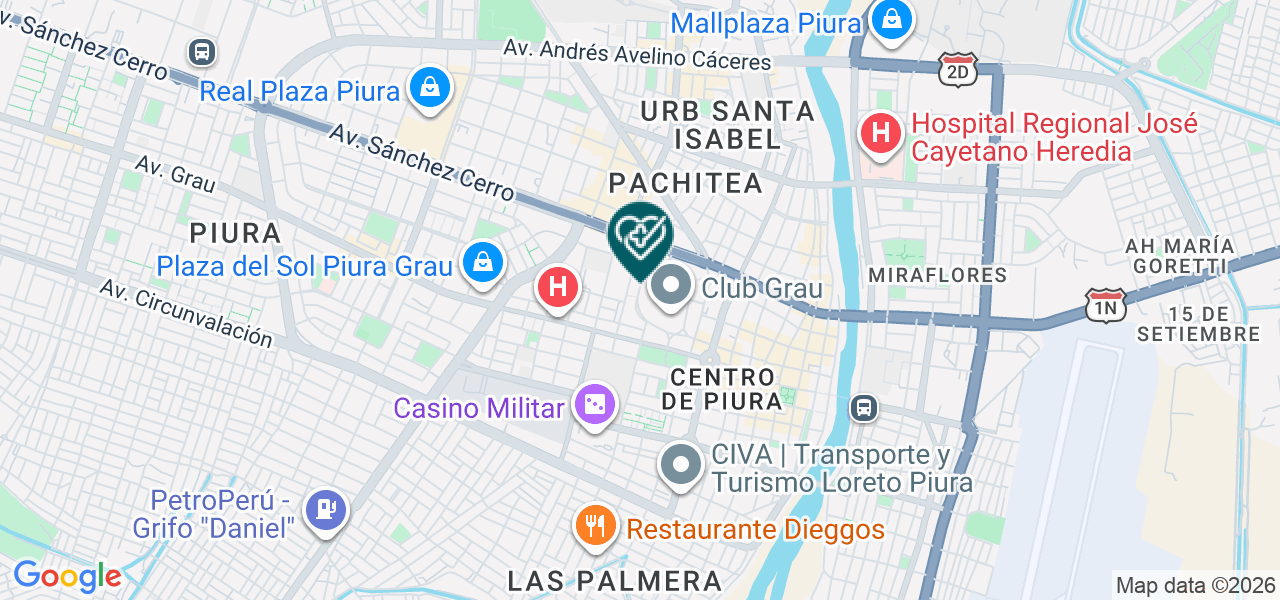 Mapa de Aqua Dental