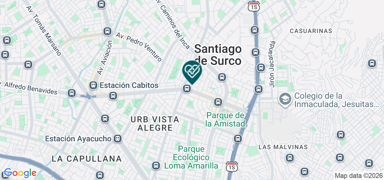 Mapa de Sunrise Medicina Pediatrica