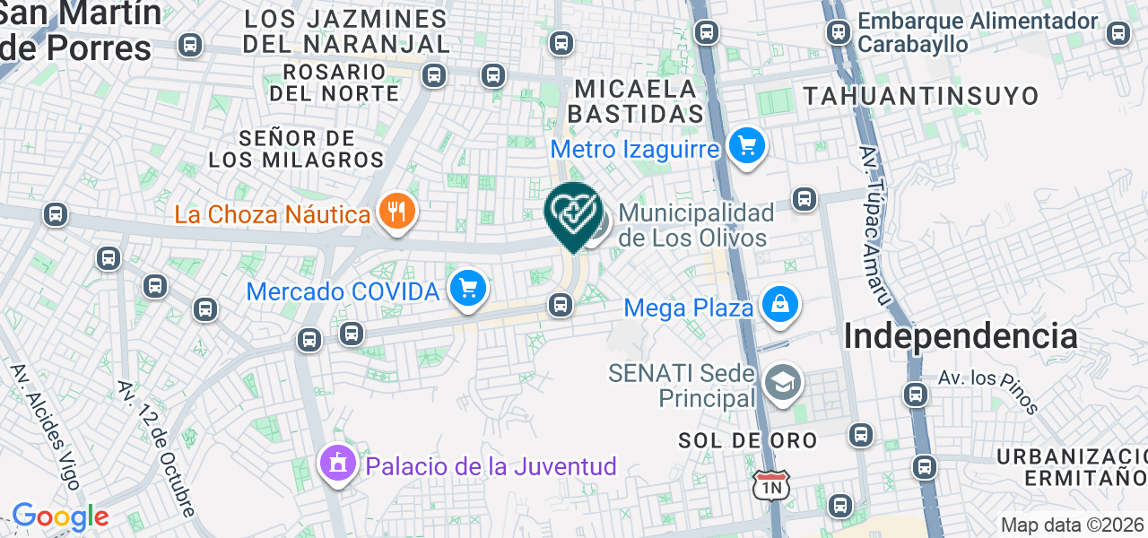 Mapa de Astodent