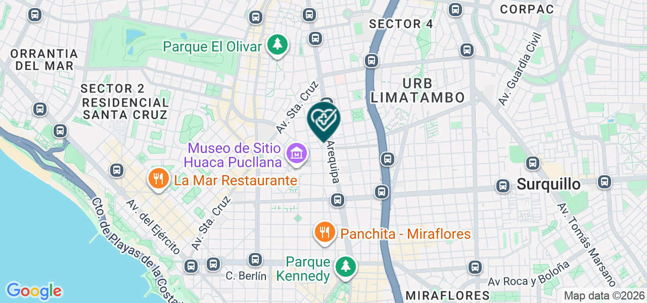 Mapa de Clinica Renacer
