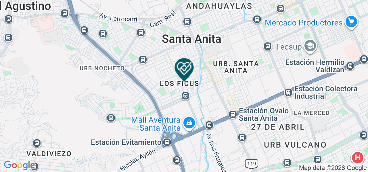 Mapa de Orthodent Df