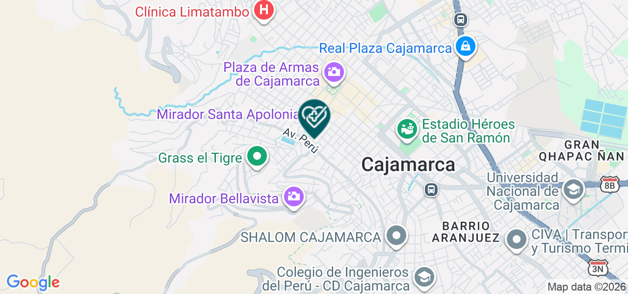 Mapa de Virgen de la Natividad