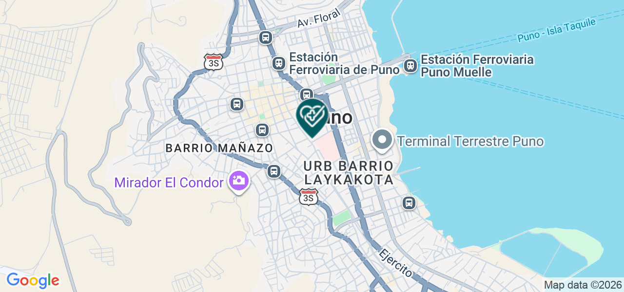 Mapa de Laboratorio Clinico Daniel Alcides Carrion