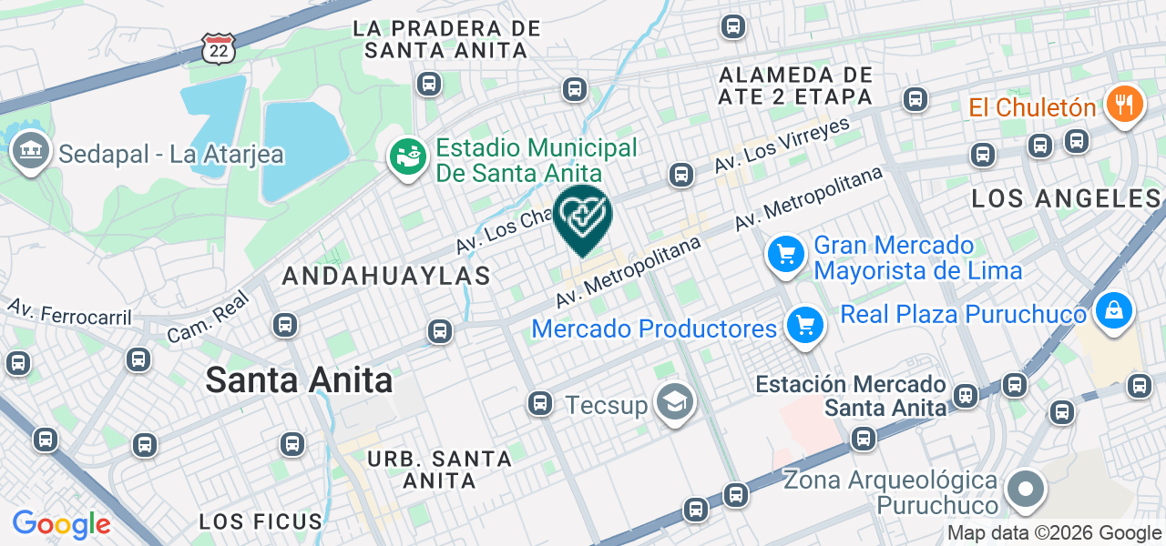 Mapa de Consultorio Dental Nueva Imagen H&j E.I.R.L.