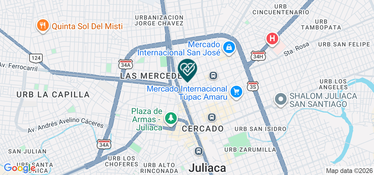Mapa de Centro Medico Mikella Med E.I.R.L.