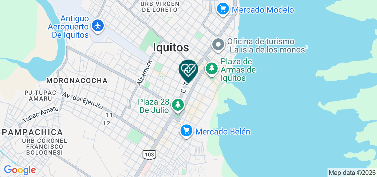 Mapa de Consultorio Medico Oftalmologico