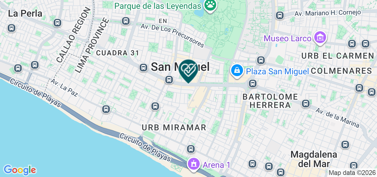 Mapa de Clinica Pinel SRL