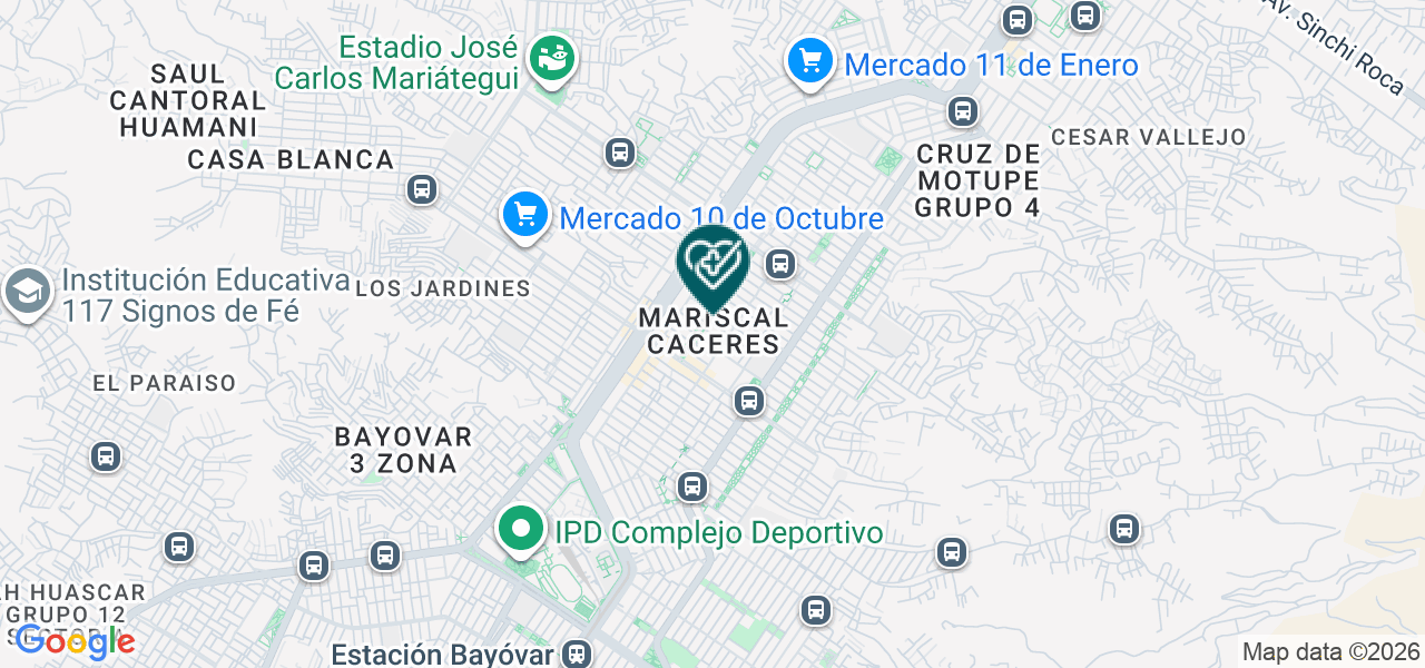 Mapa de Consultorio Odontologico "salud Dental