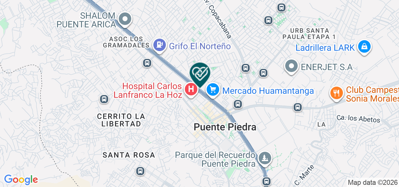 Mapa de Doctor Luis Quito S.A.C.