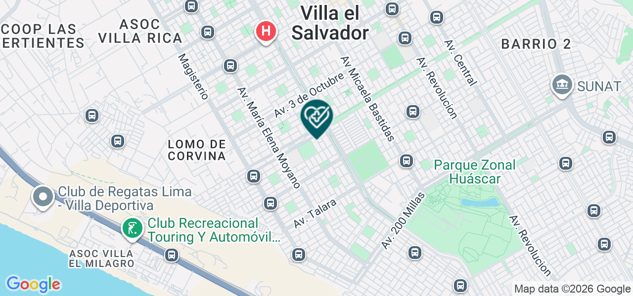 Mapa de Cetox S.A.C.