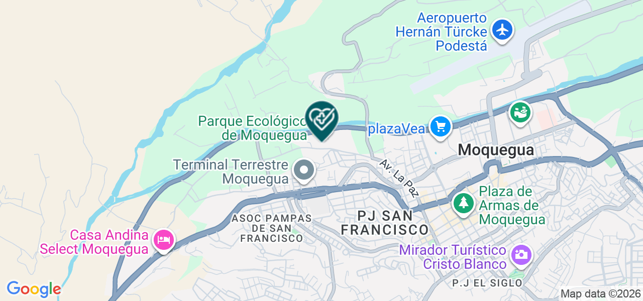 Mapa de Centro del Riñon - SAC