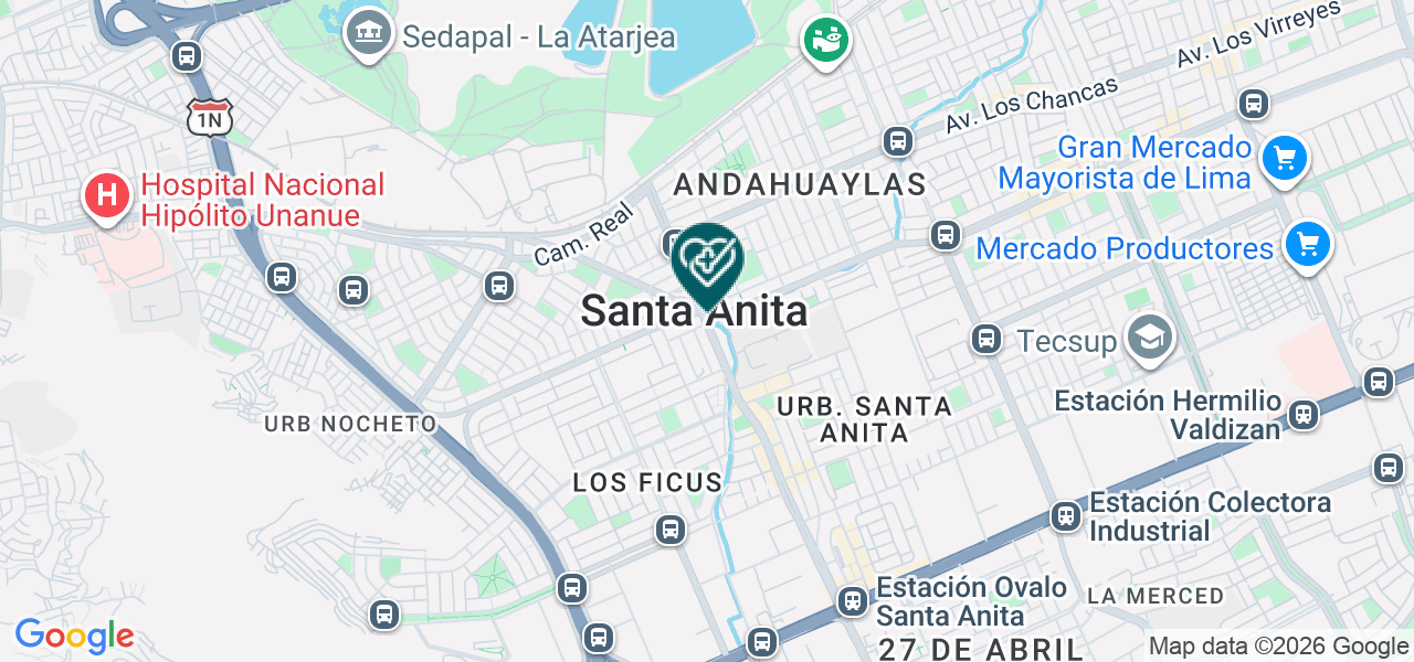 Mapa de G. Rios Servicios Medicos y Odontologicos