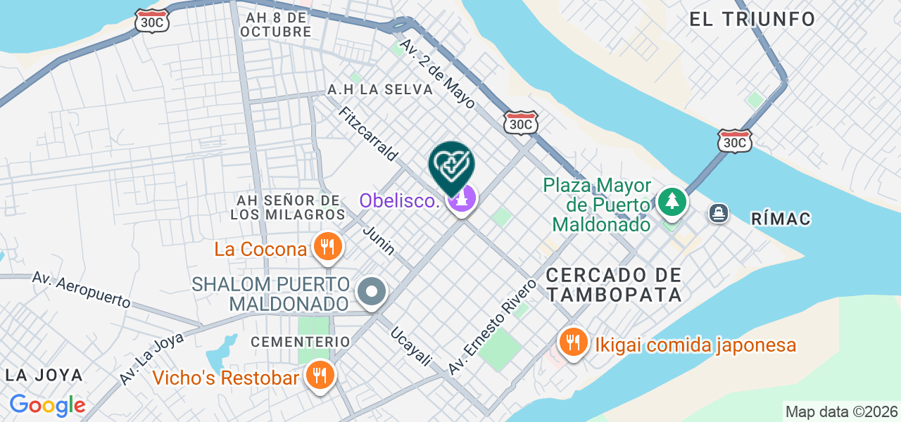 Mapa de Consultorio Dental Vital Dent
