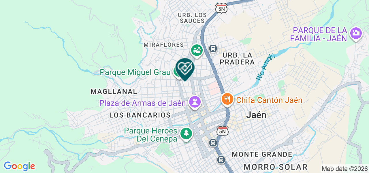 Mapa de Centro Médico "mas Q' Salud" S.R.L.