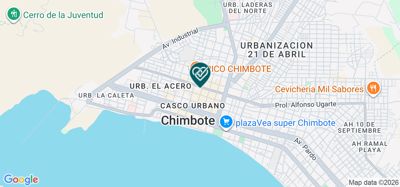 Mapa de Clinica Robles S.A.C.