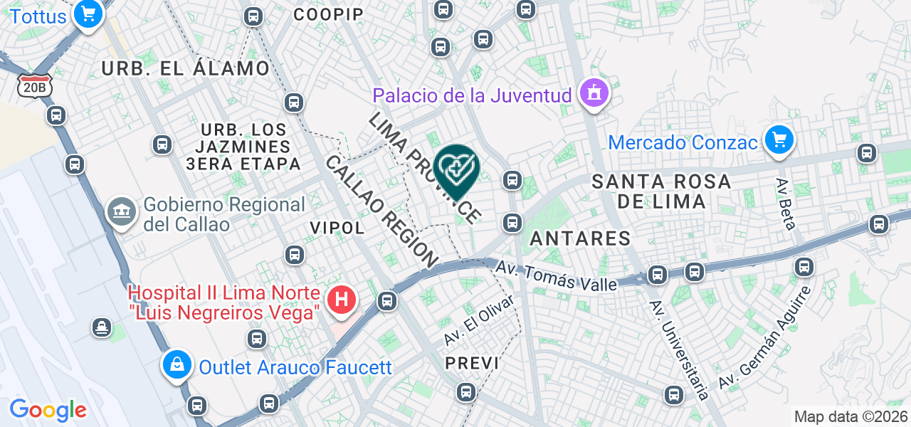 Mapa de Consultorio Odontológico Dental