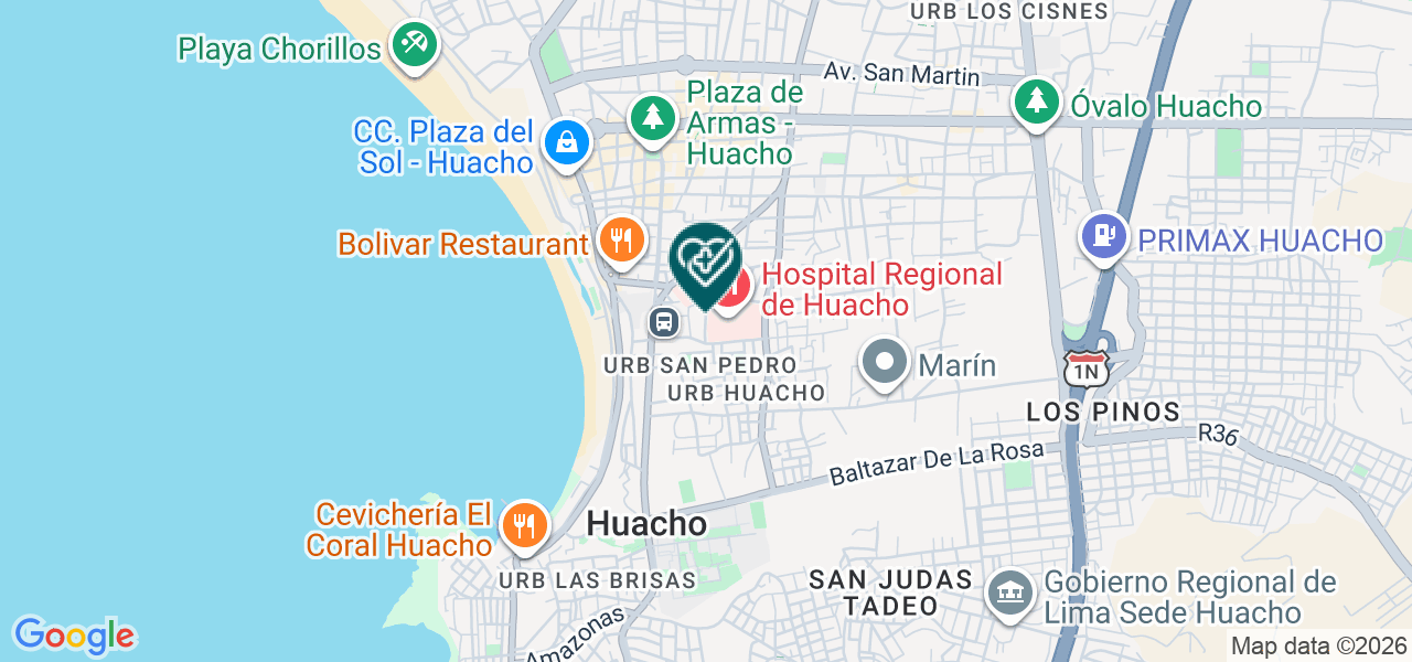 Mapa de Cardio Tk-peru