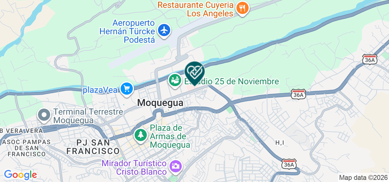 Mapa de Policlinico Sagrado Corazon de Maria E.I.R.L.