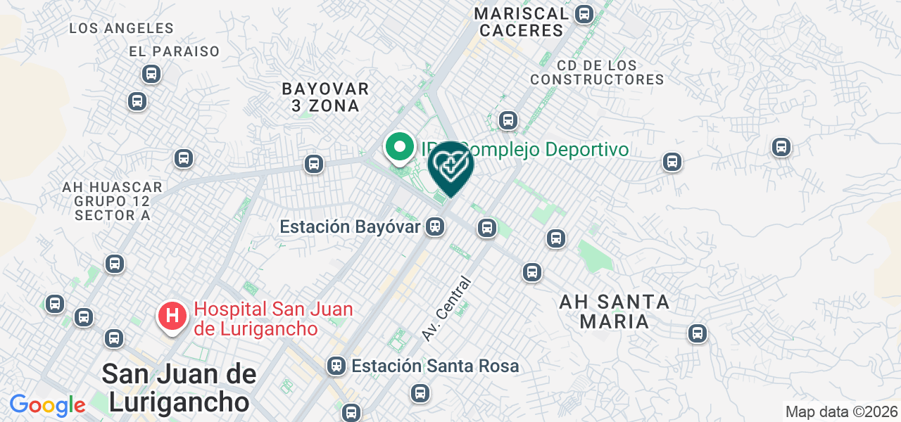 Mapa de Villa Salud