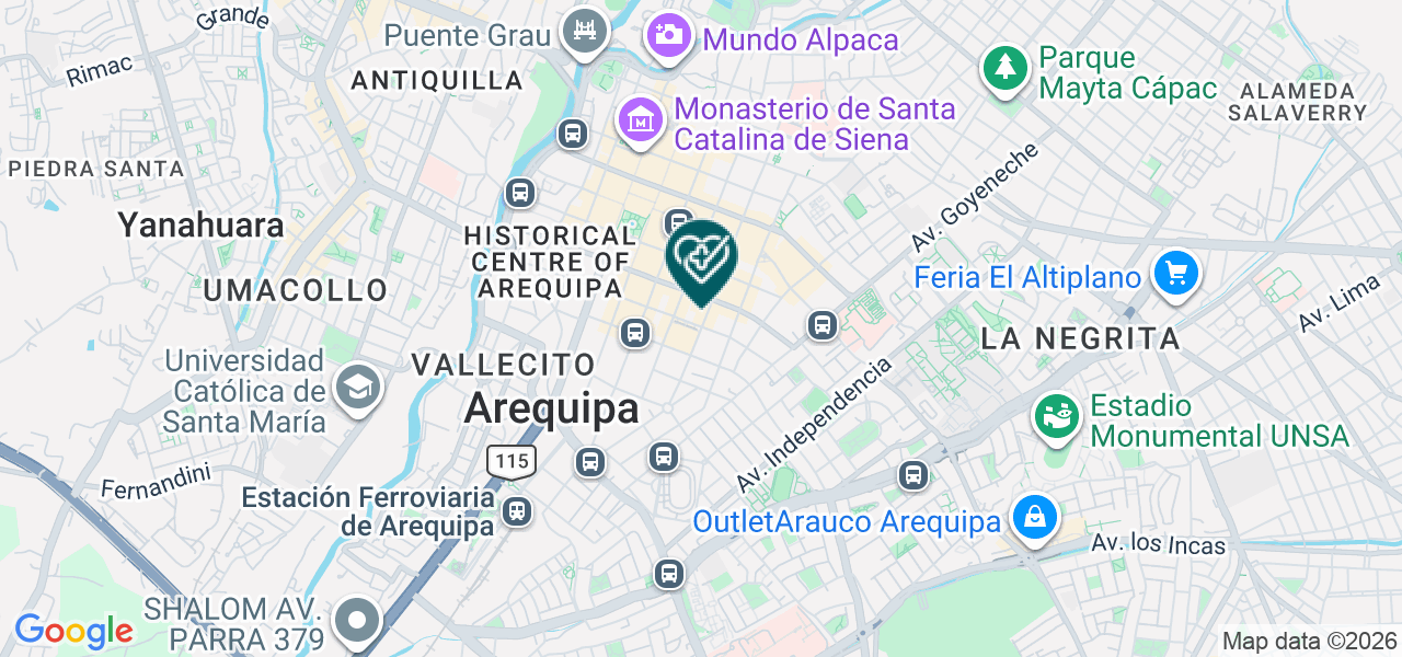 Mapa de Fisiomedical Centro de Fisioterapía y Deporte