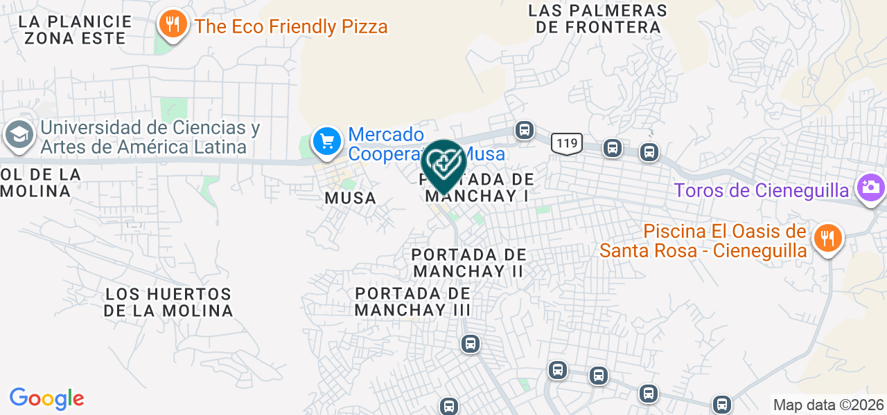 Mapa de Consultorio Dental Solidaridad