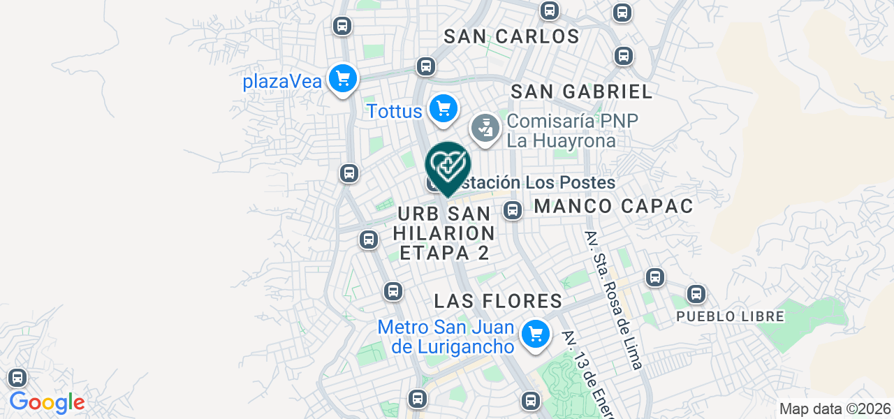 Mapa de Dental Vida