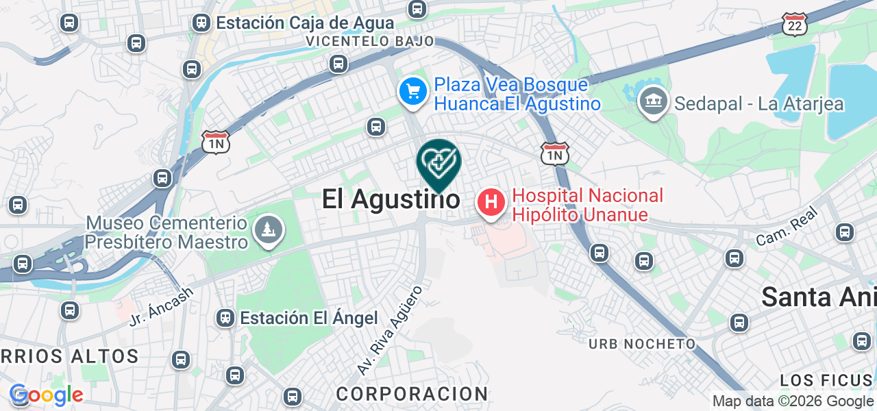 Mapa de Centro de Terapia Física y Rehabilitación Geal - Rehab