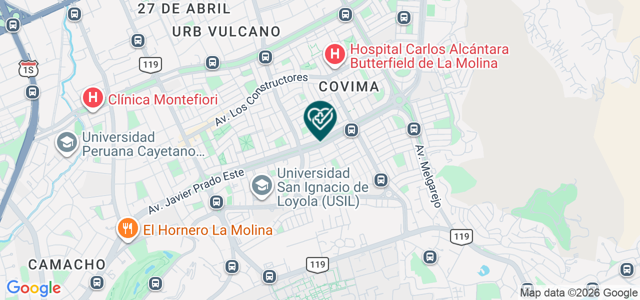 Mapa de Consultorio Dental Santa Patricia