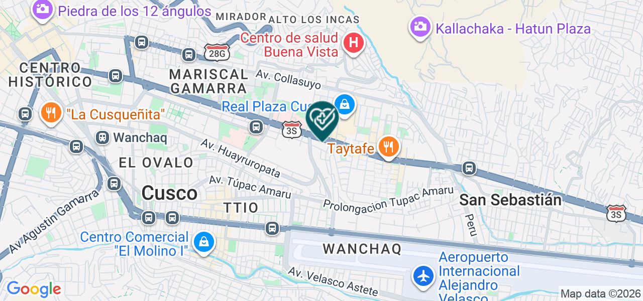 Mapa de Medi Imagenes Sur