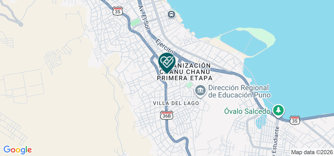 Mapa de Centro Medico Solidario el Salvador