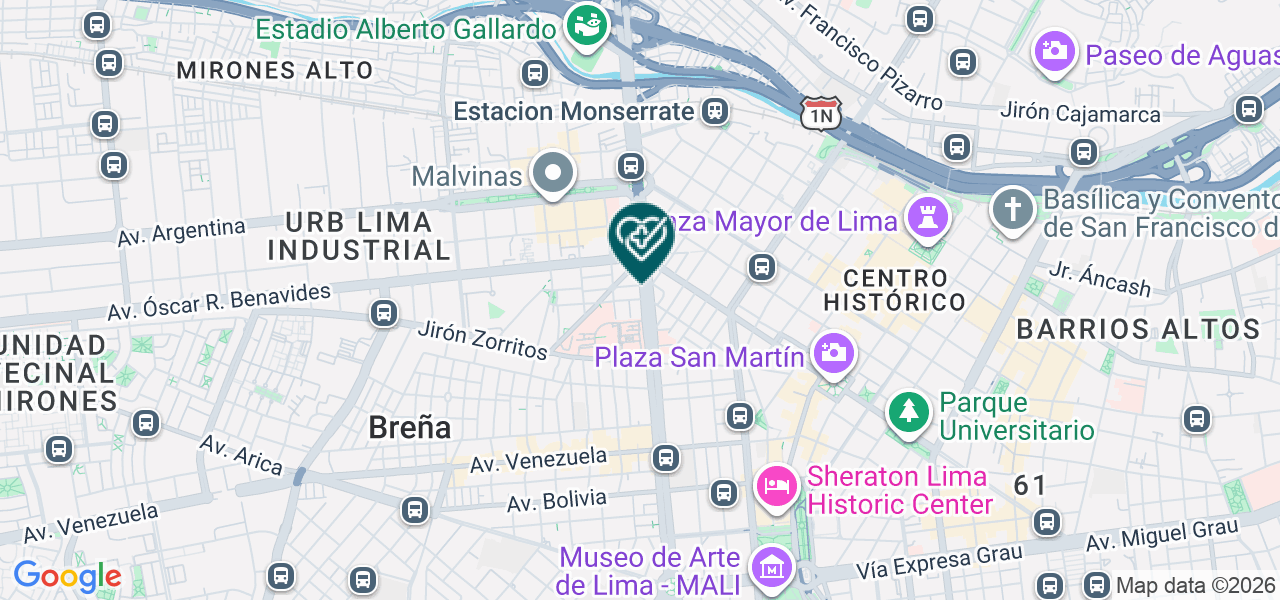Mapa de Centro Integral Medico Semedic