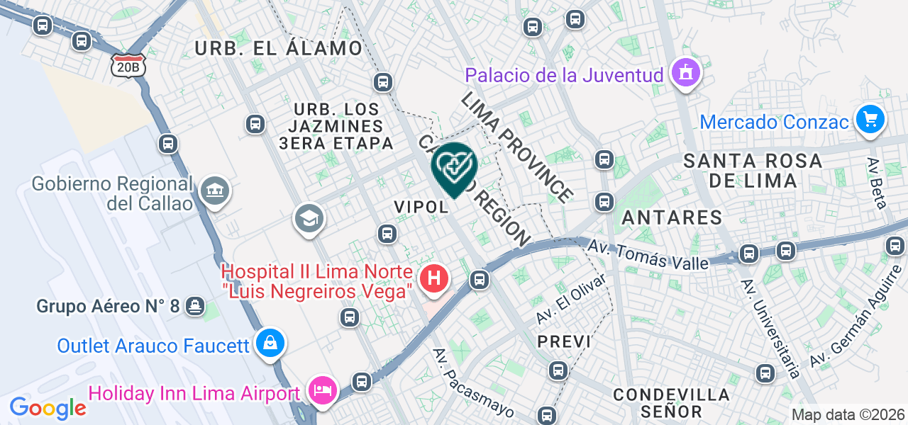 Mapa de Dental Villacres