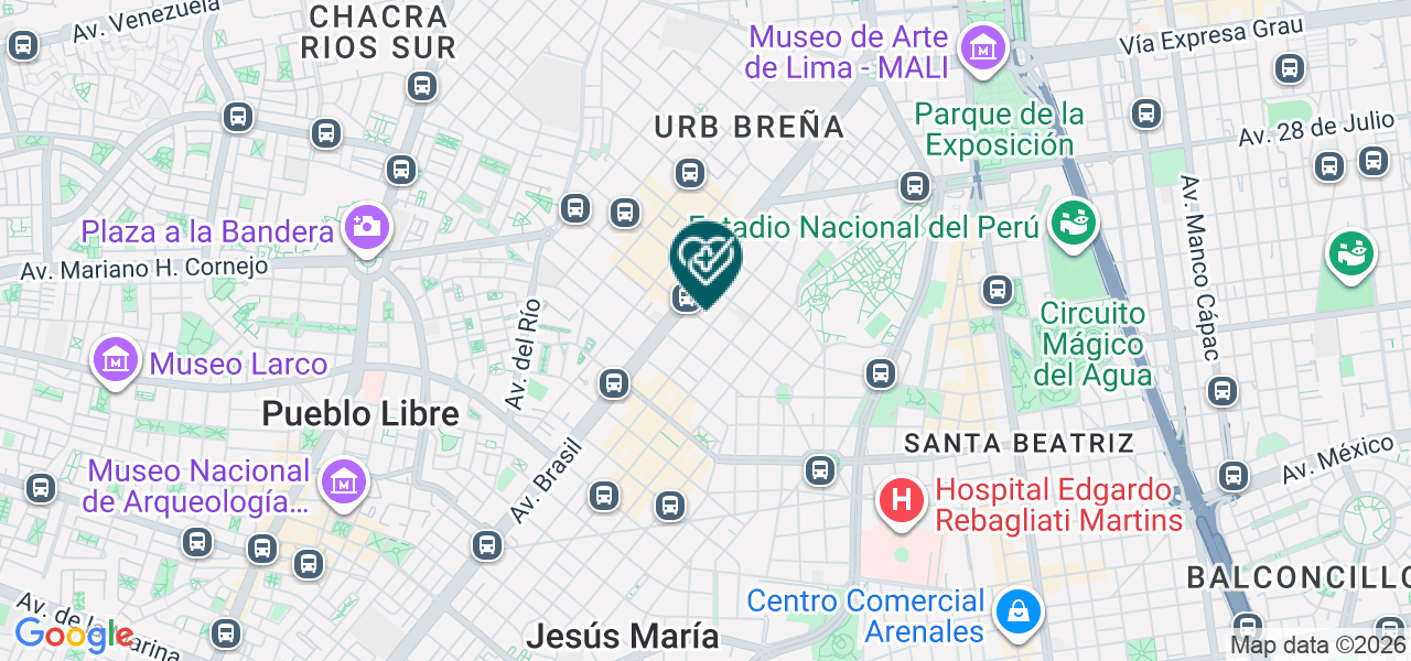 Mapa de Dental 32