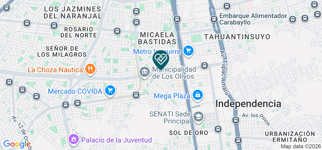 Mapa de Consultorios Medicos Gálvez