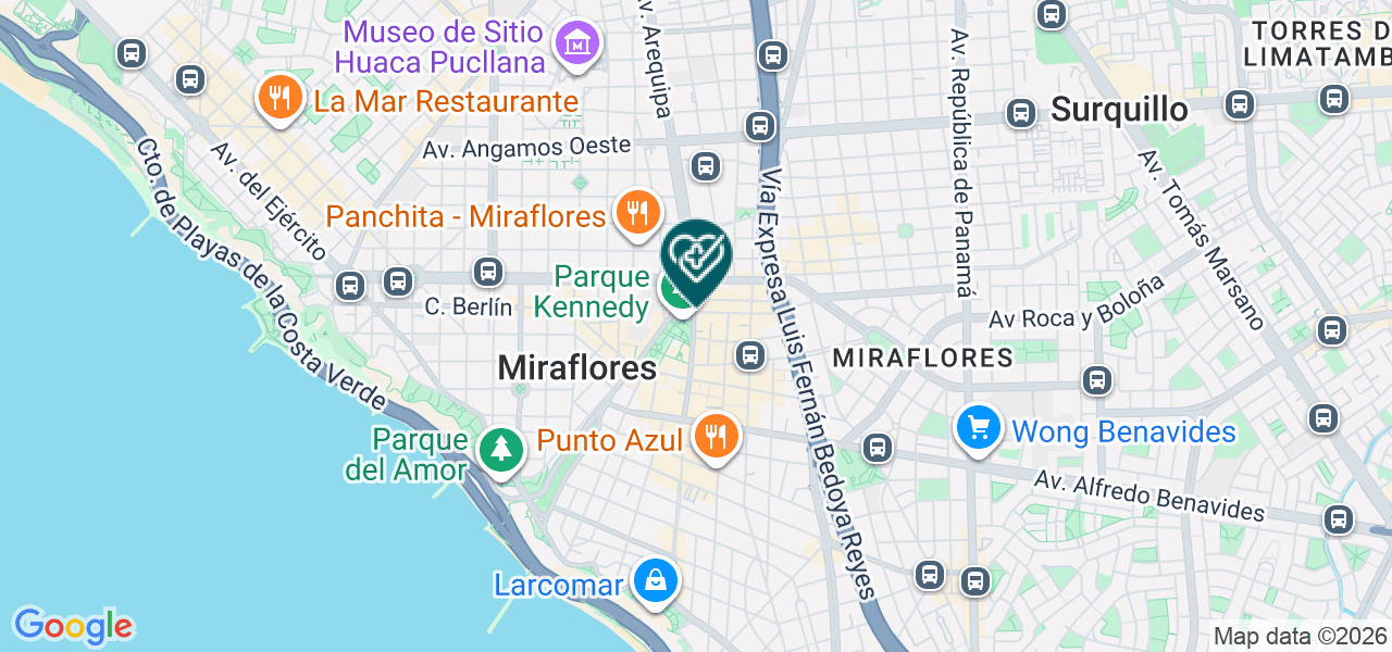 Mapa de Consultorio Dental Santa Cecilia