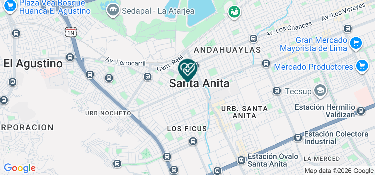Mapa de Consultorio Dental Mundoral