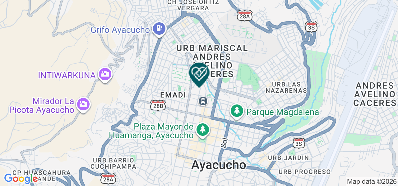Mapa de Centro Medico Rehabilitación Física y Oral Ángel