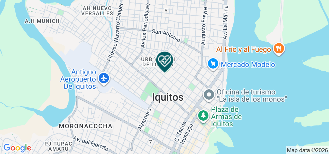 Mapa de Consultorio Ginecologico Vida & Salud